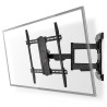 NEDIS nástěnný TV držák/ 43 - 100"/ nosnost 70 kg/ polohovatelný/ ocel/ černý