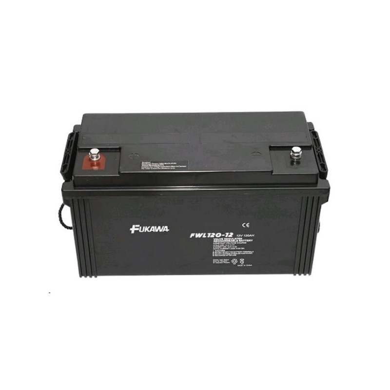 FUKAWA olověná baterie FWL 120-12 do UPS APC/ AEG/ EATON/ Powerware/ 12V/ 120Ah/ životnost 10 let/ závit M8
