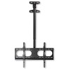 NEDIS stropní držák pro LCD a TV/ 42 - 65"/ nosnost 45 kg/ náklon ± 15°/ otáčení 24°/+24°/ ocel/ černý