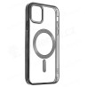 Swissten POUZDRO CLEAR JELLY MagStick METALLIC PRO IPHONE 13 ČERNÉ