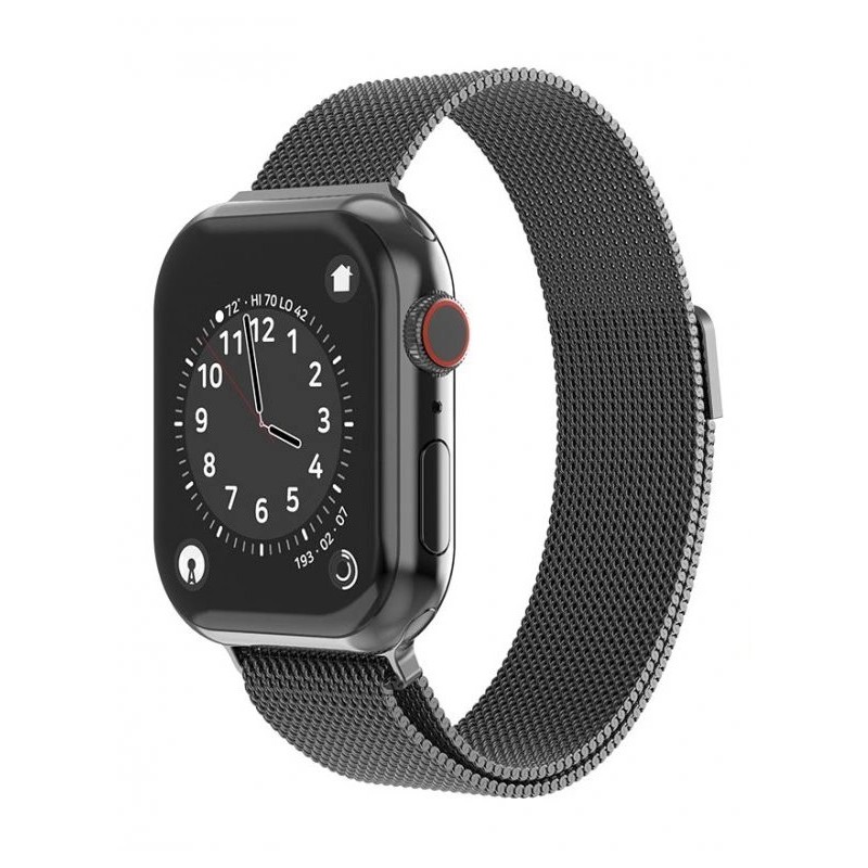 Swissten řemínek pro apple watch milánský tah 38 / 40 / 41 mm černý