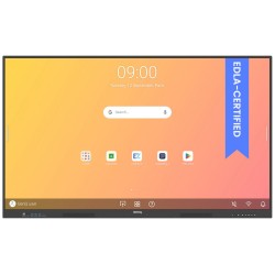 BENQ dotykový panel 75" RE7504A/ UHD 4K/8GB I 64GB /provoz 18/7/ HDMI/DP/ USB-C/LAN/ Android 14/40 dotykových bodů