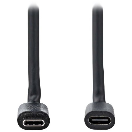 NEDIS prodlužovací kabel USB 3.2 Gen 1/ USB-C zástrčka - USB-C zásuvka/ kulatý/ černý/ bulk/ 1m