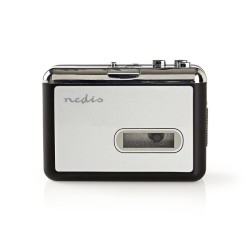 NEDIS kazetový převodník/ výstup 1x 3,5 mm/ 1x mini USB/ napájení z USB/ černý