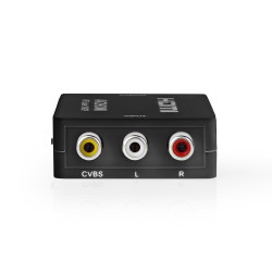 NEDIS video převodník/ USB 2.0/ 480p/ A/V kabel/ SCART/ 3x RCA zásuvka/ S-video zásuvka/ černý
