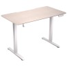Endorfy herní stůl Atlas S electric Light Wood / 114x60cm / nosnost 50kg / el. nastavení výšky (72-118cm) / světlé dřevo