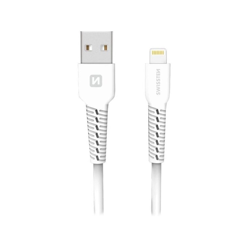 Swissten datový kabelusb/lightning bílý 1,2m (samoprodavač)