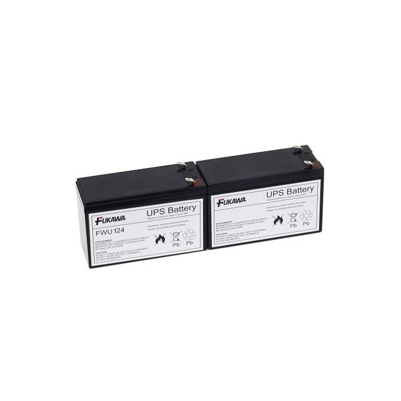 FUKAWA olověná baterie FWU124 do UPS APC/ výměnná sada za RBC124