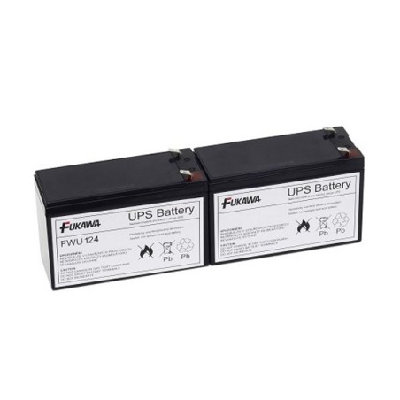 FUKAWA olověná baterie FWU124 do UPS APC/ výměnná sada za RBC124