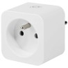 NEDIS Wi-Fi chytrá zásuvka/ měřič výkonu/ 16A/ francouzský typ E/ Android/ iOS/ Nedis® SmartLife/ bílá