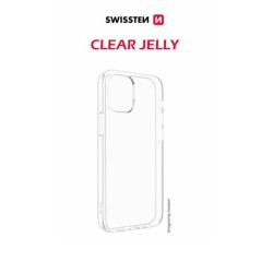 Swissten Pouzdro Clear JELLY pro Apple iPhone 16 pro Max transparentní