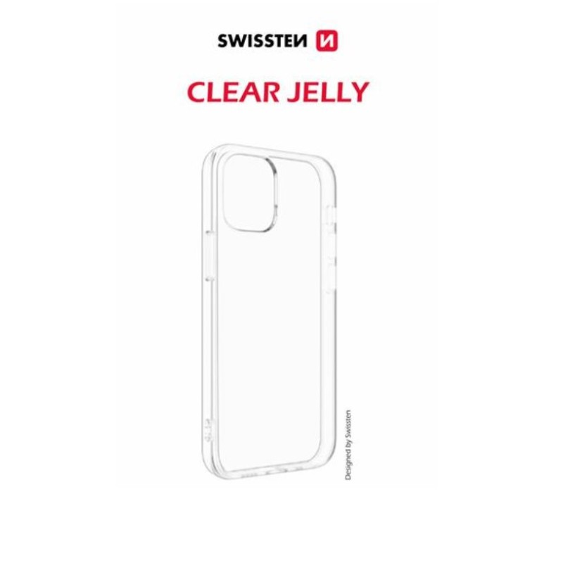Swissten Pouzdro Clear JELLY pro Apple iPhone 16 pro Max transparentní