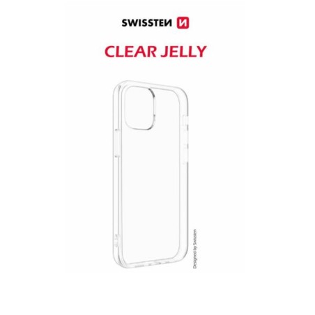 Swissten Pouzdro Clear JELLY pro Apple iPhone 16 pro Max transparentní