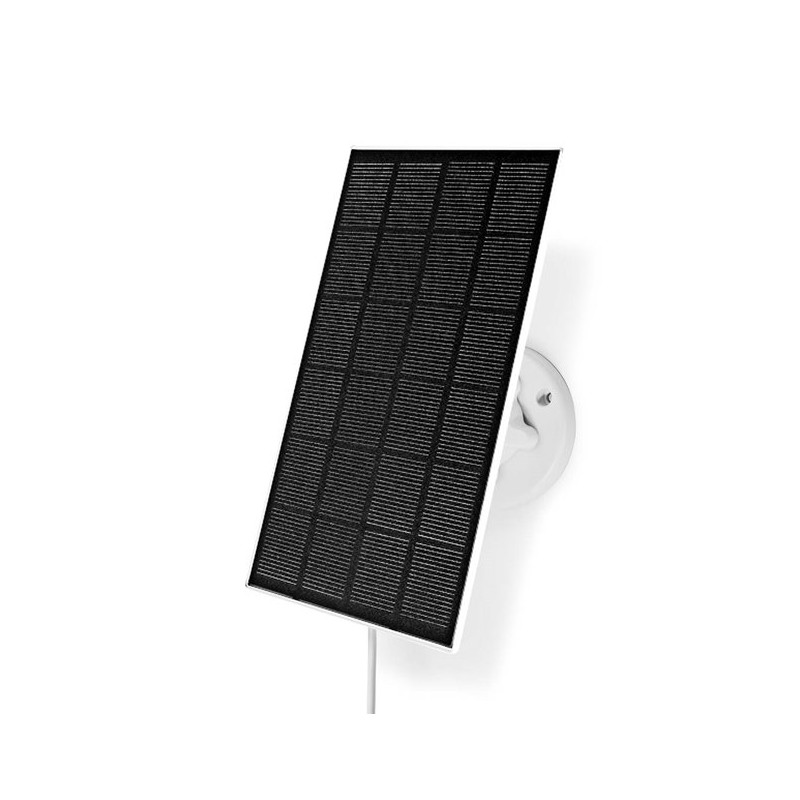 NEDIS solární panel/ 5,3 V DC/ 0,5 A A/ micro USB/ délka kabelu 3 m/ příslušenství pro WIFICBO30WT