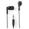 NEDIS kabelová sluchátka/ do uší/ 3,5 mm jack/ kabel 1,20 m/ černá