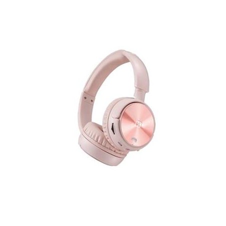 Swissten Bluetooth Stereo Sluchátka Trix Růžové