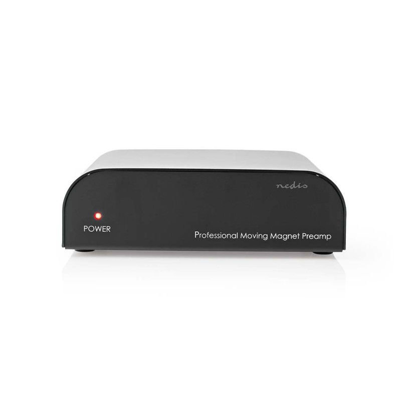 NEDIS předzesilovač/ vstup 1x RCA/ výstup 1x RCA/ 2 kanály/ gramofon/ phono/ automatický/ černý