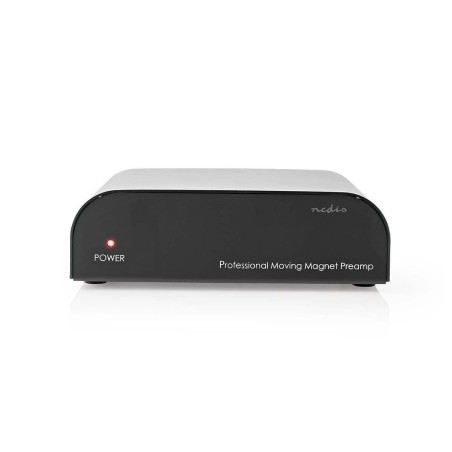 NEDIS předzesilovač/ vstup 1x RCA/ výstup 1x RCA/ 2 kanály/ gramofon/ phono/ automatický/ černý
