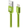 Swissten Datový Kabel Textile Usb / Lightning 2,0 M Zelený