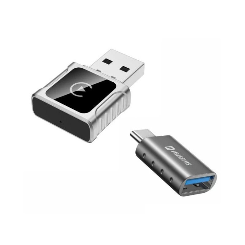 Swissten Carlink Adapter - Apple Carplay / Android Auto (+ Adapter USB-A / USB-C)