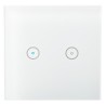 NEDIS Wi-Fi chytrý spínač osvětlení/ dvojitý/ Android/ iOS/ Nedis® SmartLife/ bílý