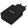 Swissten Síťový Adaptér Smart Ic 1X Usb 1A Power + Datový Kabel Usb / Micro Usb 1,2 M Černý