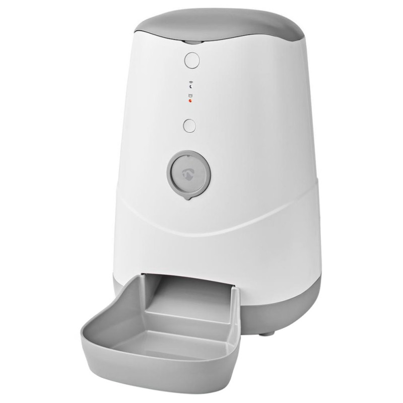 NEDIS Wi-Fi chytrý automat na krmivo pro domácí mazlíčky/ Android/ iOS/ Nedis® SmartLife/ bílo-šedý