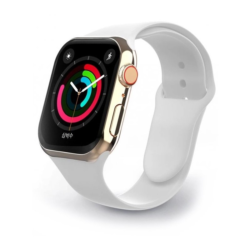 Swissten řemínek pro apple watch silikonový 38 / 40 / 41 mm bílý