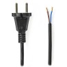 NEDIS napájecí kabel k vysavači/ CEE 7/17/ 250 V AC/ PVC/ černý/ bulk/ 15m
