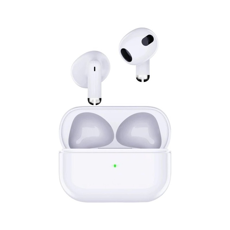 Swissten bluetooth tws sluchátka minipods bílá
