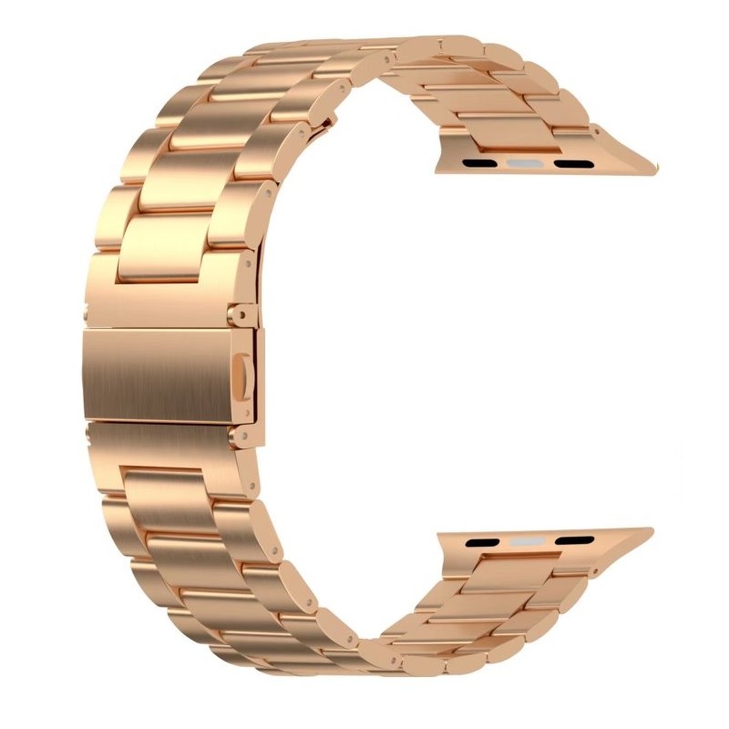 Swissten řemínek pro apple watch kovový 38 / 40 / 41 mm růžovo zlatý