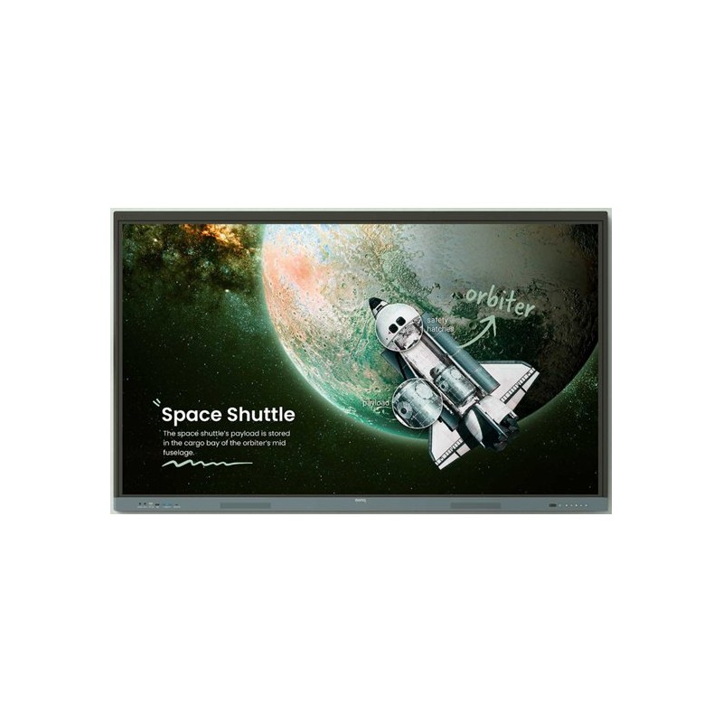 BENQ dotykový panel 75" RE7504/ UHD 4K/8GB I 128GB /provoz 18/7/ HDMI/DP/ USB-C/LAN/ Android 13/40 dotykových bodů