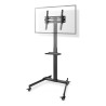 NEDIS podlahový TV stojan/ 32 - 55"/ 35kg/ Design Premium Column/ Snap-lock/ ocel/ černý