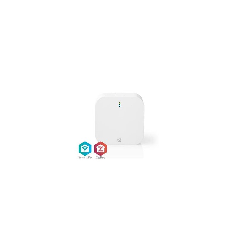 NEDIS Wi-Fi chytrá brána/ síťové napájení/ 50 zařízení/ Android & iOS/ Zigbee/ Nedis® SmartLife/ bílá
