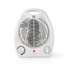 NEDIS horkovzdušný ventilátor/ termostat/ spotřeba 2000 W/ 2 tepelné režimy/ ochrana proti převrácení/ bílý