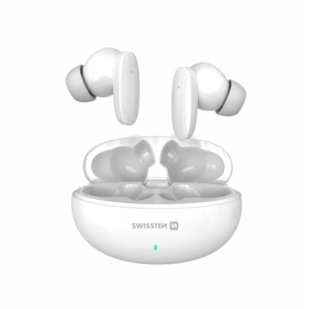 Swissten bluetooth TWS sluchátka Sonic - bílá