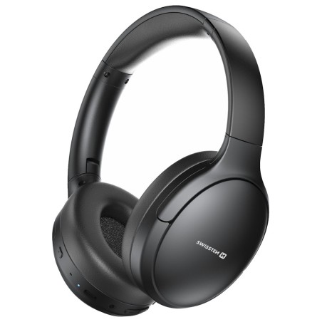 Swissten bluetooth anc sluchátka pure černá
