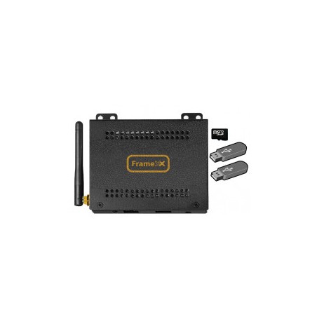 MiniPC FrameXX Win, Windows 10 (Intel Atom QC, 2GB DDR3, 32GB SSD, HDMI, WiFi, BT 4.0, LAN