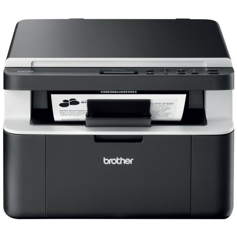 BROTHER multifunkce mono laserová DCP-1512E A4, A4 sken, 20ppm, 16MB, 600x600copy, GDI, USB, černá