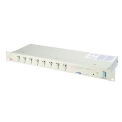 ATEN 8-port KVM AT+PS/2, audio, OSD, rack 19"