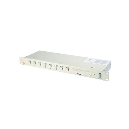 ATEN 8-port KVM AT+PS/2, audio, OSD, rack 19"