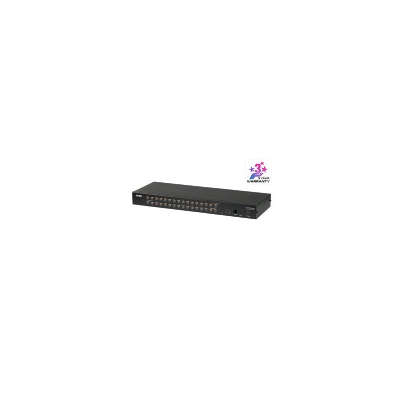 ATEN 32-port Cat5 KVM PS/2+USB, OSD, rack, SUN KH-1532A