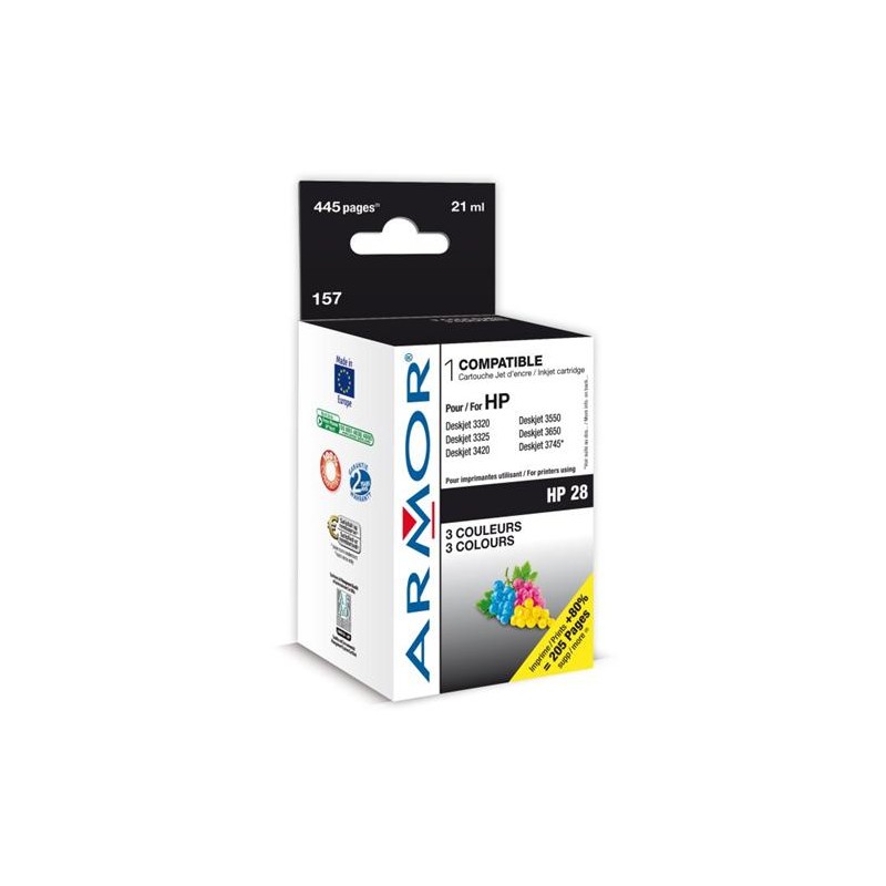 ARMOR ink-jet pro HP DJ 3325/3420 3 barvy, komp. s C8728A, 21 ml