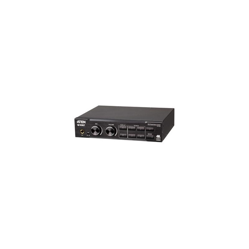 ATEN 4x2 port 4K HDMI matrix přepínač a prezentér, konvertor, HDBaseT-Lite