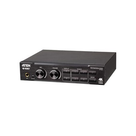 ATEN 4x2 port 4K HDMI matrix přepínač a prezentér, konvertor, HDBaseT-Lite