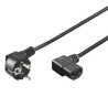 PREMIUMCORD Kabel napájecí 230V 2m úhlový 90st