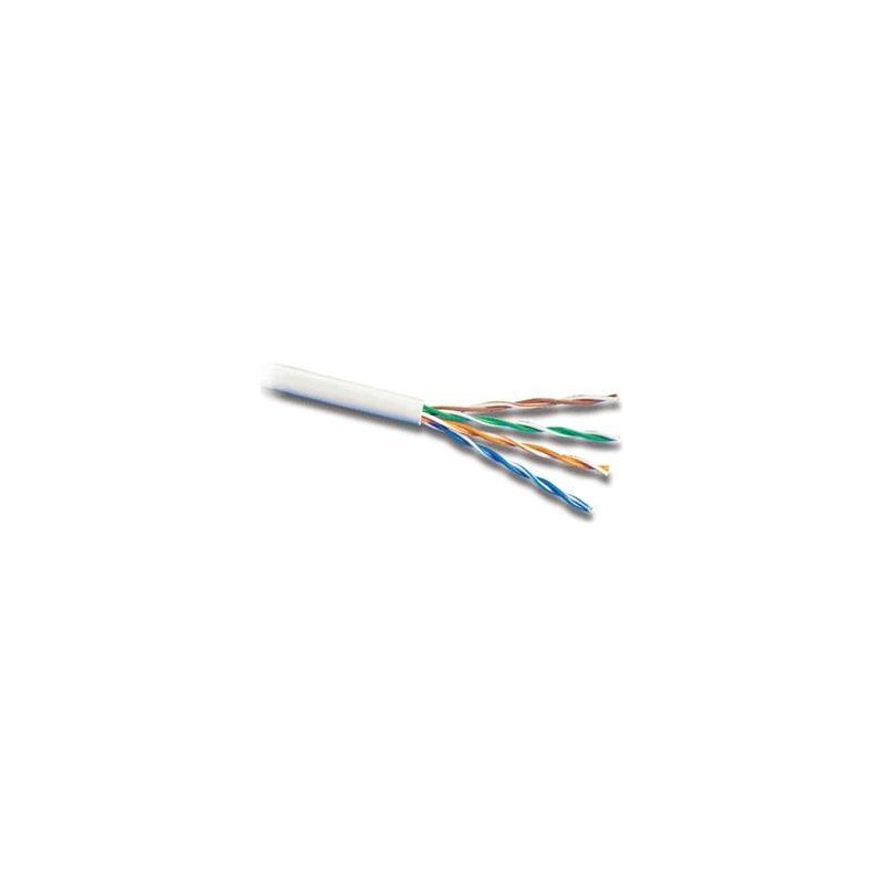 PremiumCord TP Kabel 4x2,drát UTP Cat5e AWG24,čistá měď 100m šedá