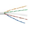 PremiumCord TP Kabel 4x2,lanko UTP Cat6 AWG24/7,čistá měď 100m