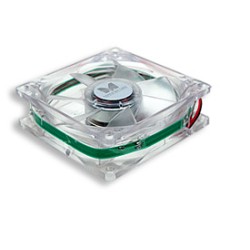 Ventilátor do zdroje 80x80x25 červená