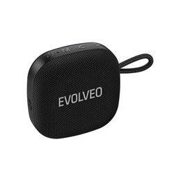 EVOLVEO TopSound, bezdrátový vodotěsný bluetooth reproduktor s rádiem, černý